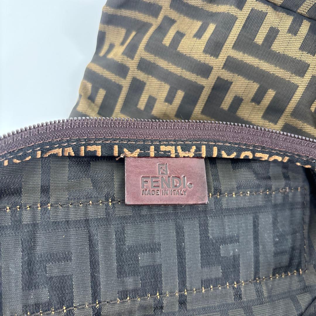 極美品 フェンディ ズッカ FFロゴ ボストンバッグ トートバッグ ハンドバッグ