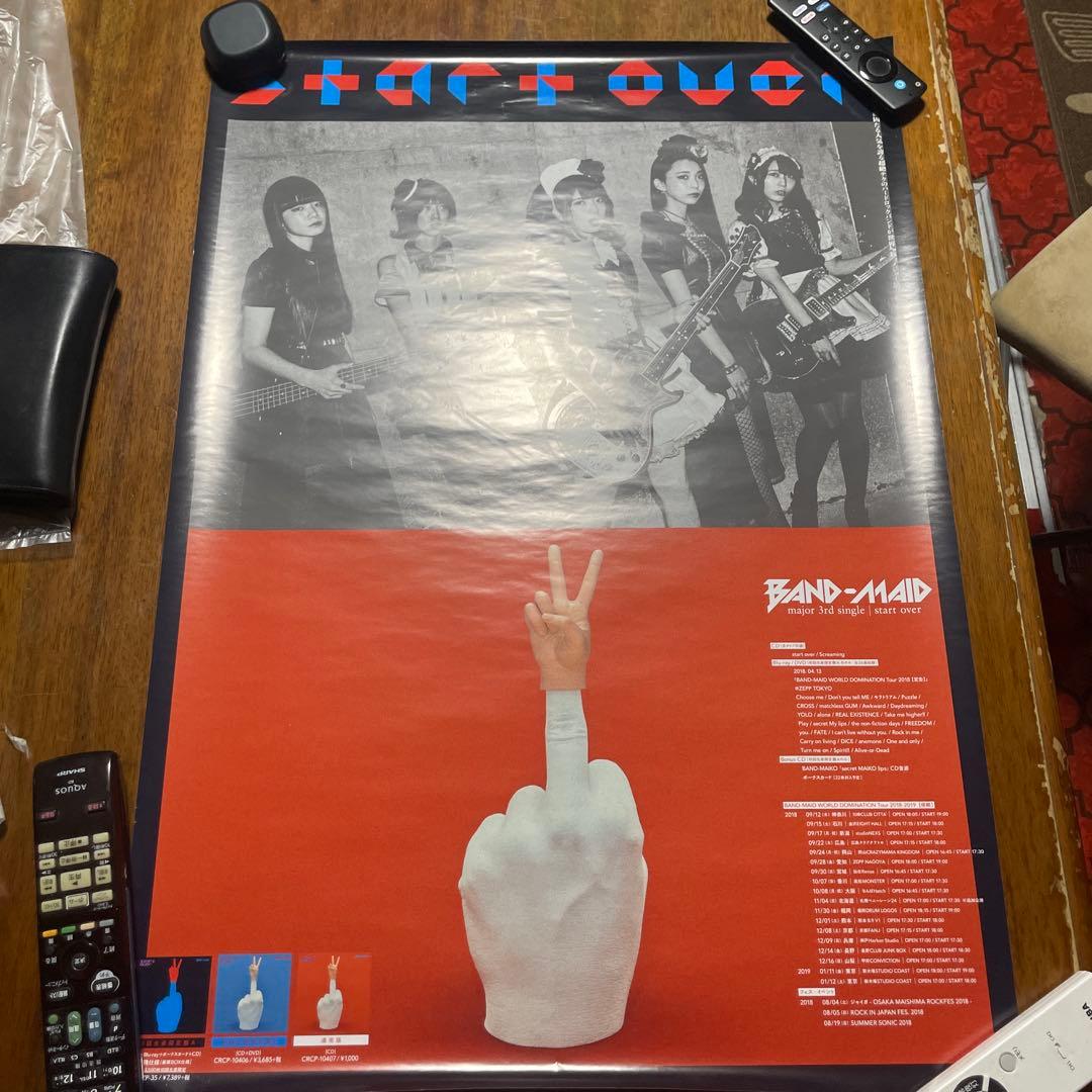 BAND-MAID シックス CD ポストカード 初回限定盤A＋ ポスターB2付