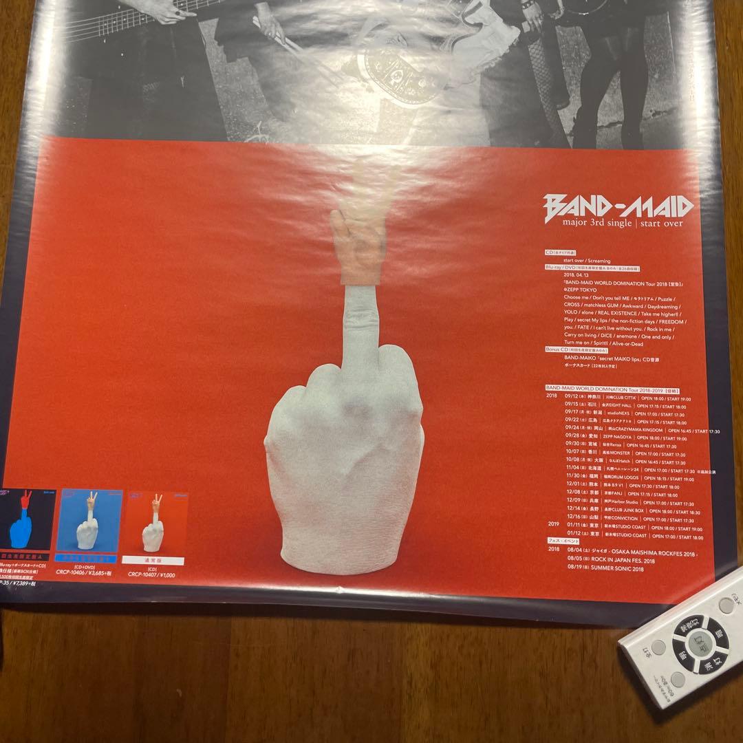 BAND-MAID シックス CD ポストカード 初回限定盤A＋ ポスターB2付