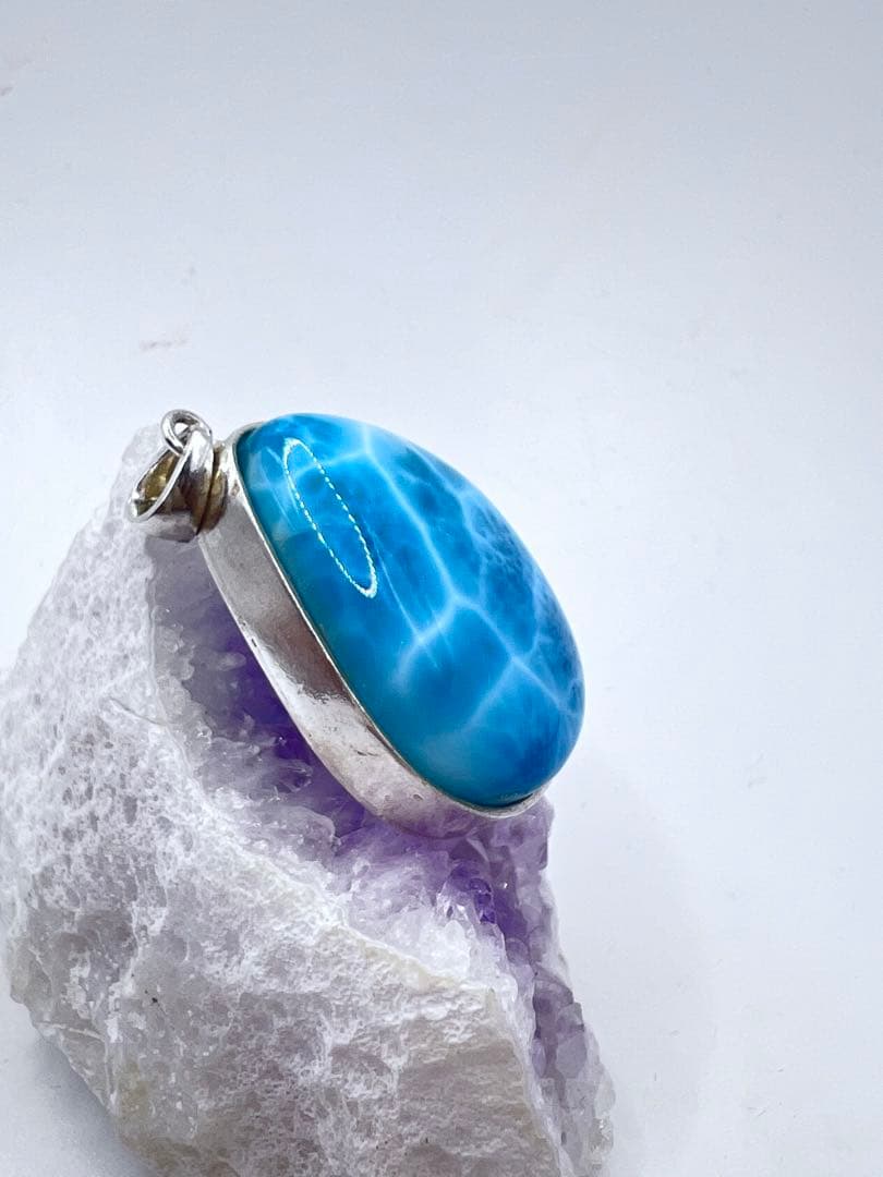 ラリマー シルバーアクセサリー ペンダントトップ