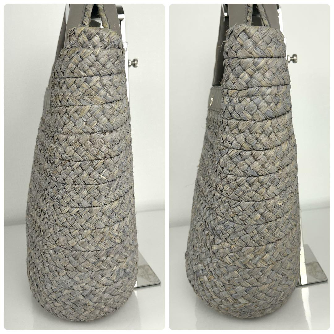 新品タグ付✨ヘレンカミンスキー Pinimilla M 2way ラフィアバッグ