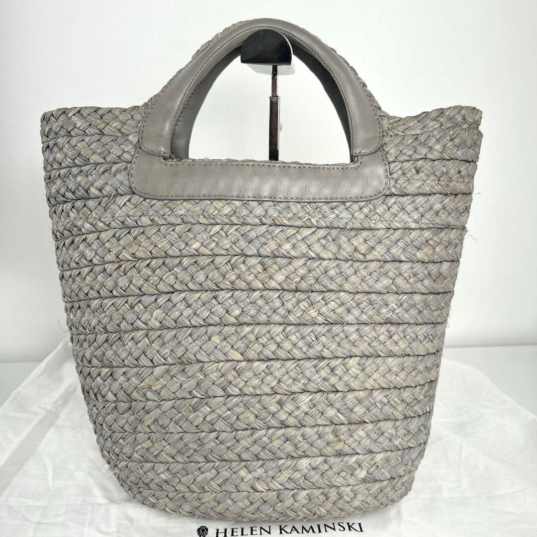 新品タグ付✨ヘレンカミンスキー Pinimilla M 2way ラフィアバッグ