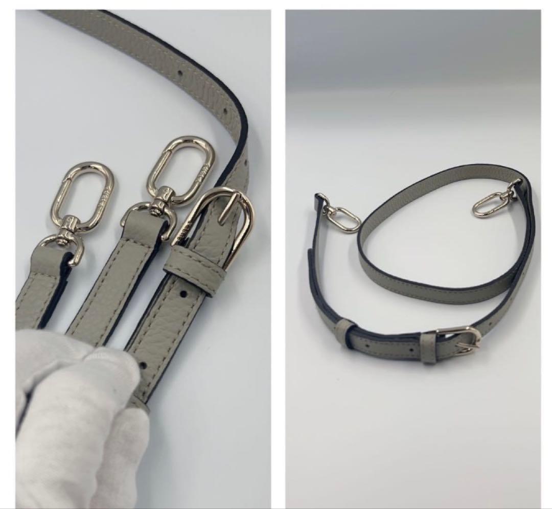 【極美品】FURLAフルラ プリムラ Mサイズ 2WAYバッグ グレー