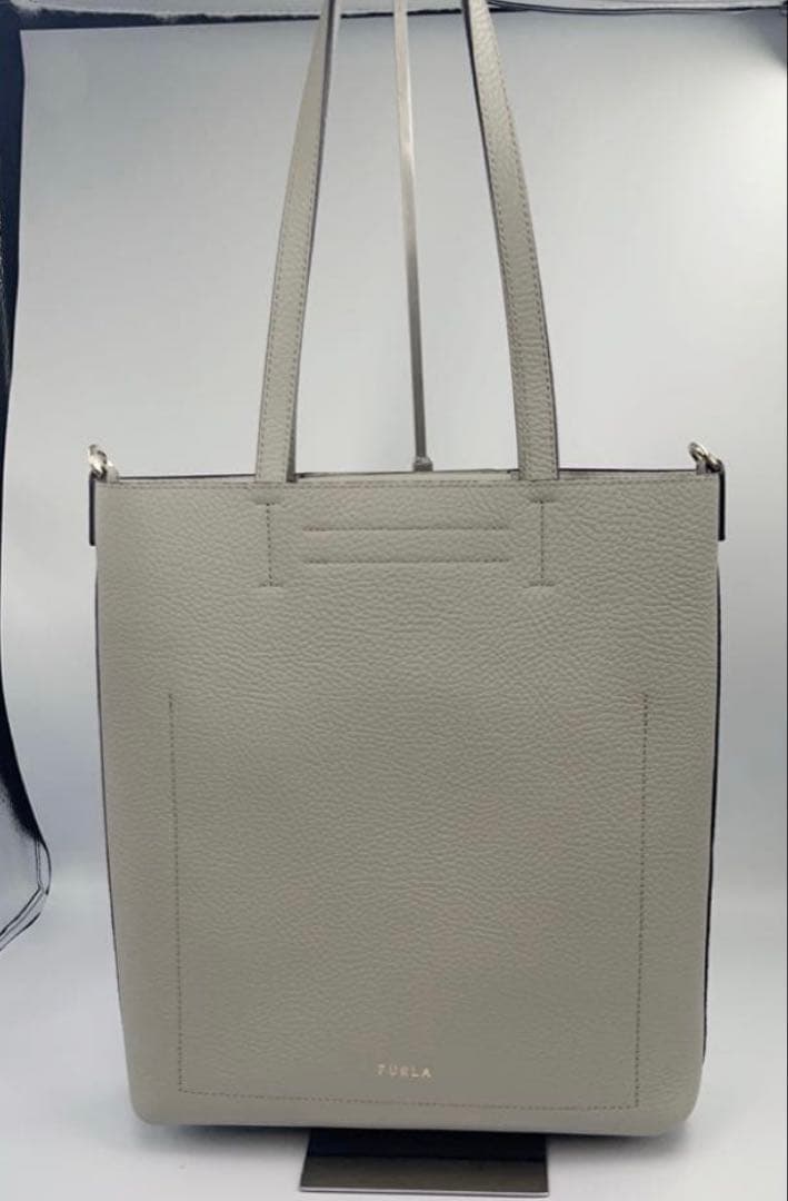 【極美品】FURLAフルラ プリムラ Mサイズ 2WAYバッグ グレー