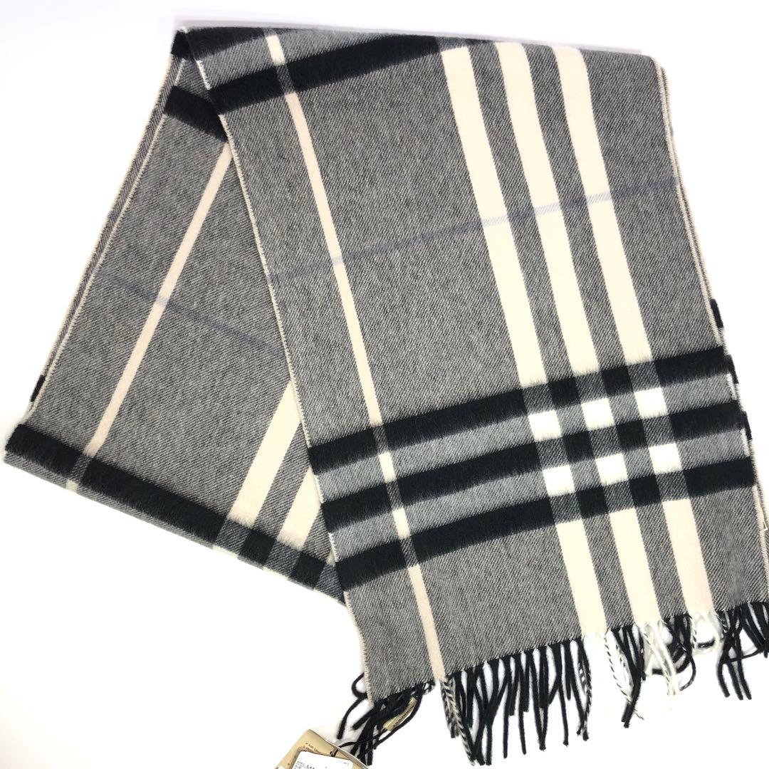 【しずくちゃん様】未使用✨タグ付 バーバリー クラシックチェック カシミヤマフラ