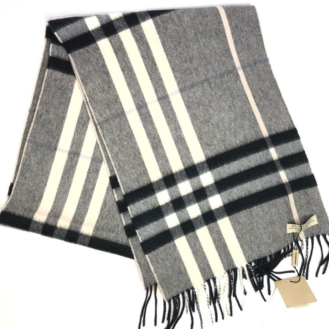 【しずくちゃん様】未使用✨タグ付 バーバリー クラシックチェック カシミヤマフラ