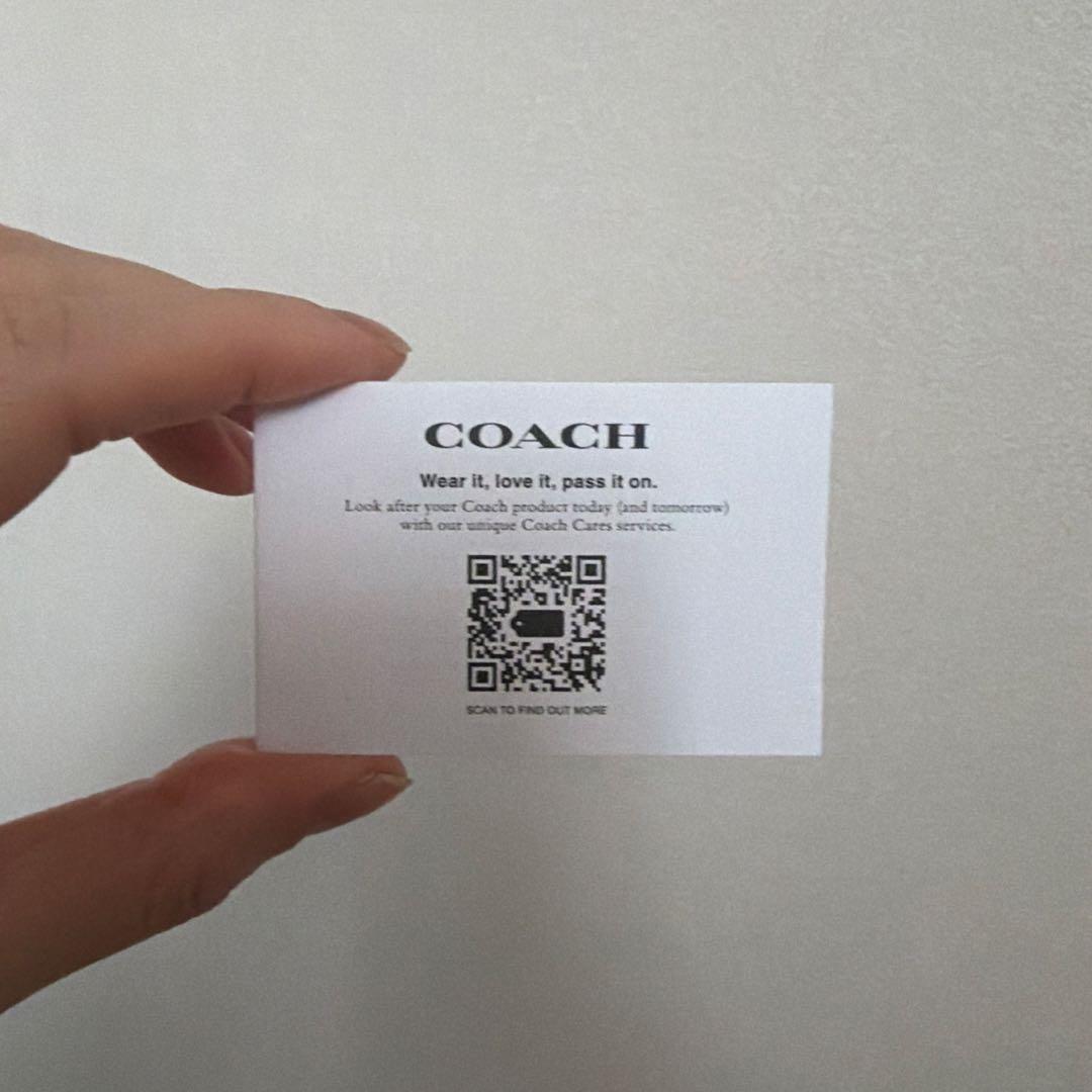 【新品未使用】COACH 二つ折り財布 ライトブルー