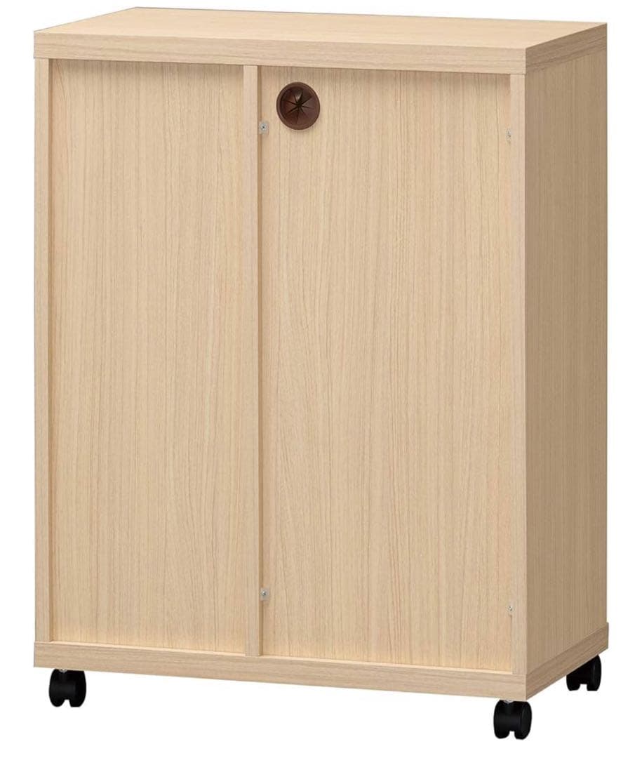 【良品】キッチン・カウンターワゴン ナチュラルブラウン(説明写真追加しました)