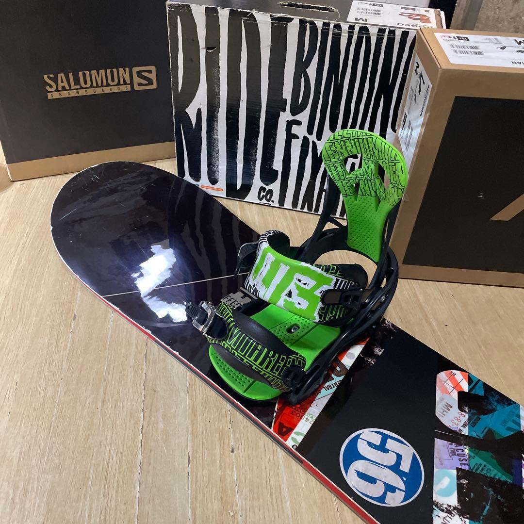SALOMON×M3　サロモン　バインディング付スノーボードセット