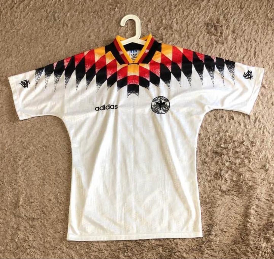 【未使用】ドイツ代表 ユニフォーム adidas サッカーシャツ ホワイト