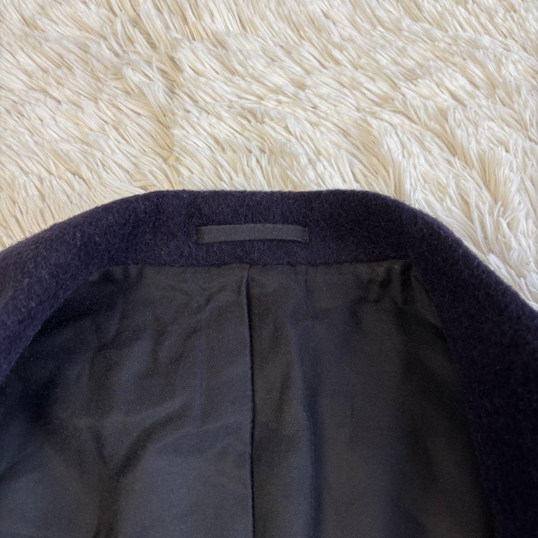 (美品) トゥモローランド アルパカ テーラードジャケット アンコン ネイビー