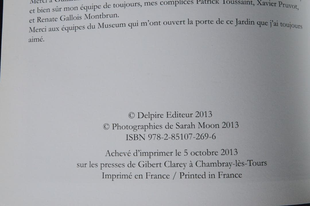 【Sarrah Moon：Alchimies 】サイン入り