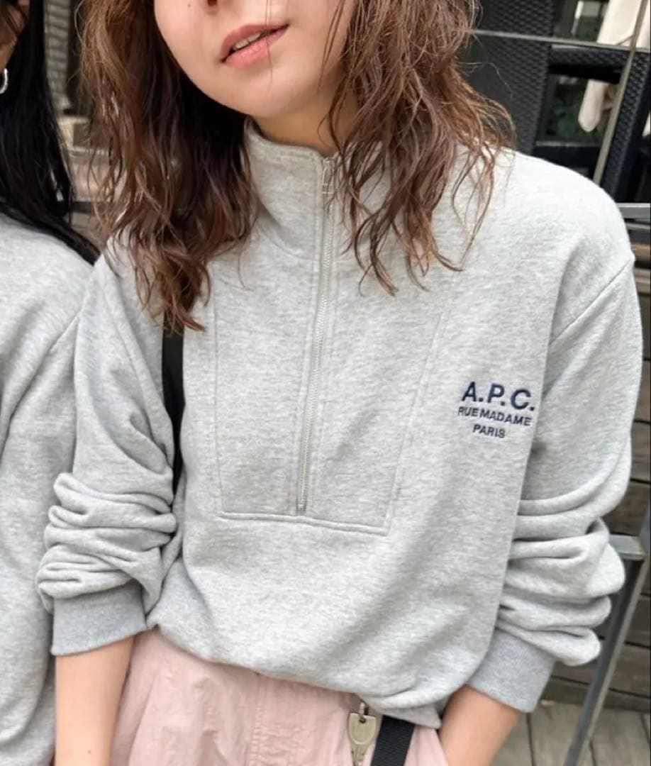 A.P.C. フリークスストア　ハーフジップ　スウェット