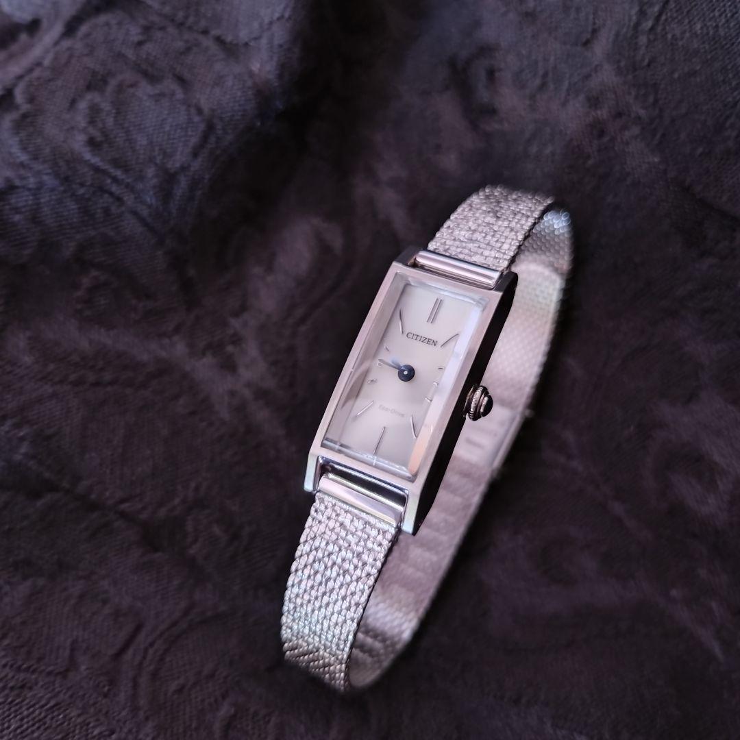 kii:(キー)腕時計 シルバー CITIZEN製