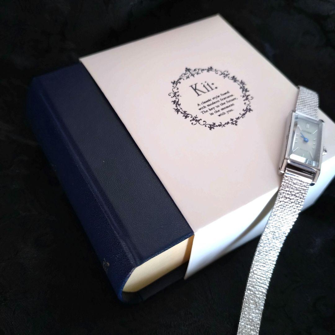 kii:(キー)腕時計 シルバー CITIZEN製