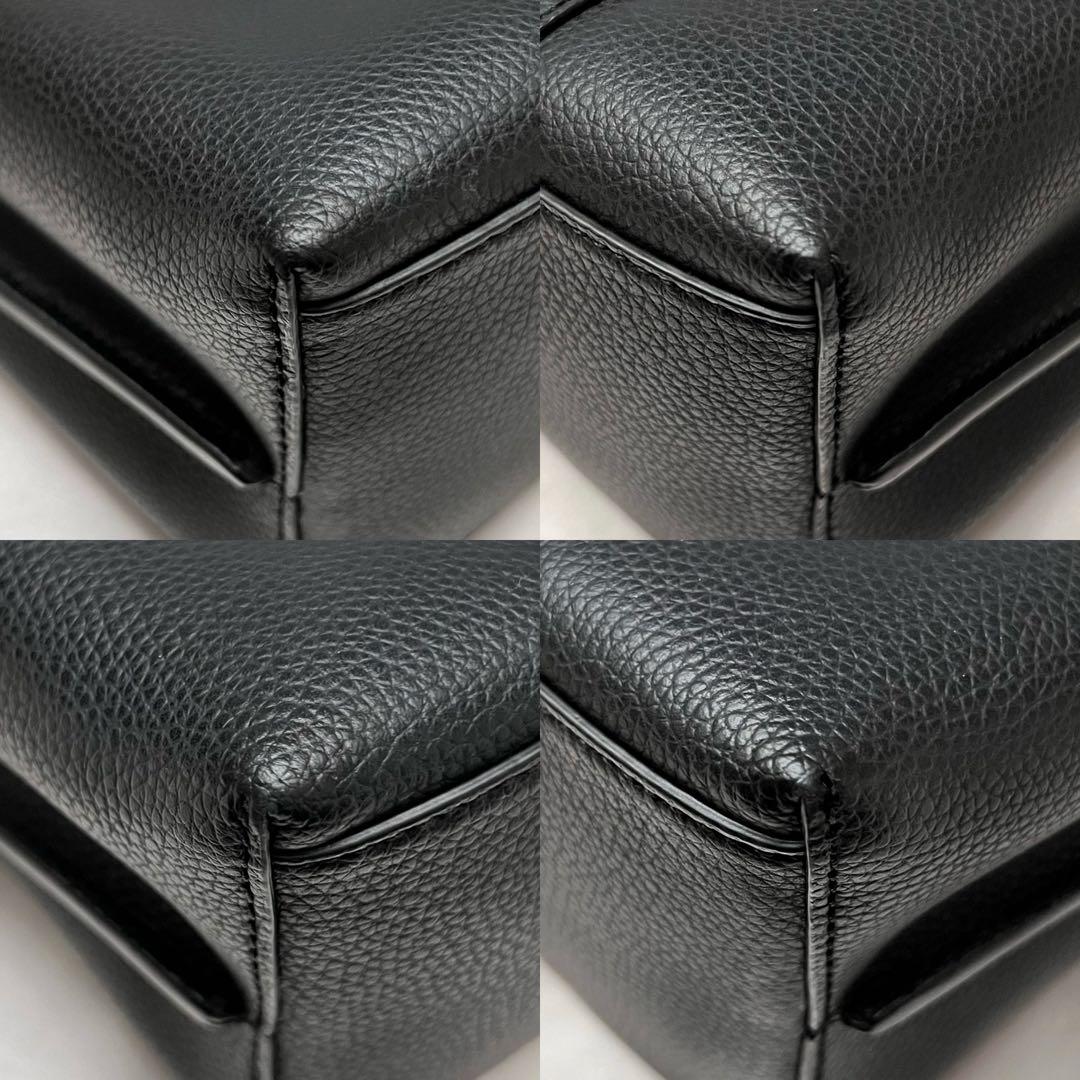 ◇極美品◇トリーバーチ　ペリー　2wayショルダーバッグ　ブラック×裏地キャメル