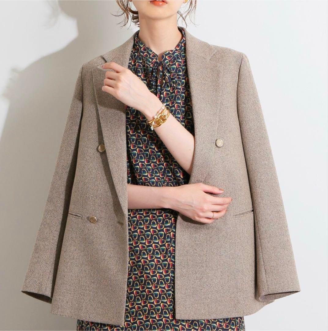 新品IENA LA BOUCLE 杢ツイード テーラードジャケット