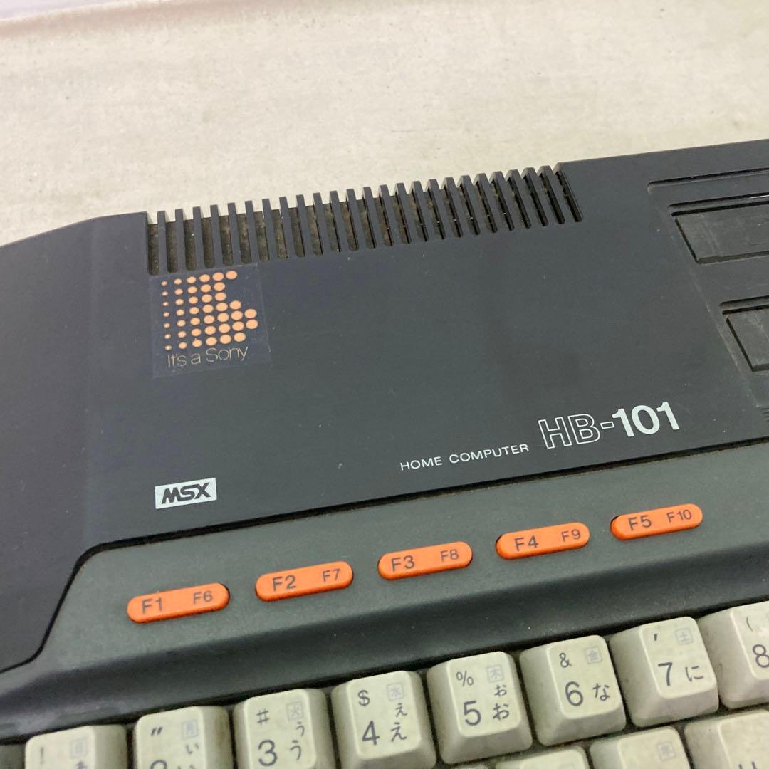 レトロ／動作確認済 SONY HIT BIT MSXパソコン HB-101
