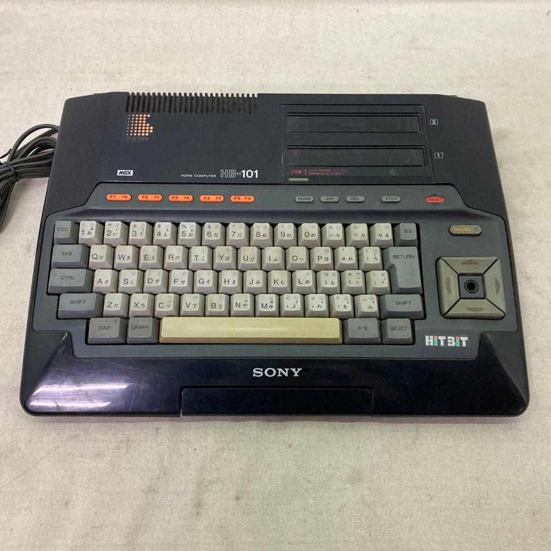 レトロ／動作確認済 SONY HIT BIT MSXパソコン HB-101