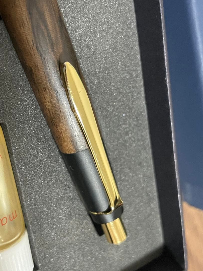 【新型】野原工芸 黒柿のシャープペンシル