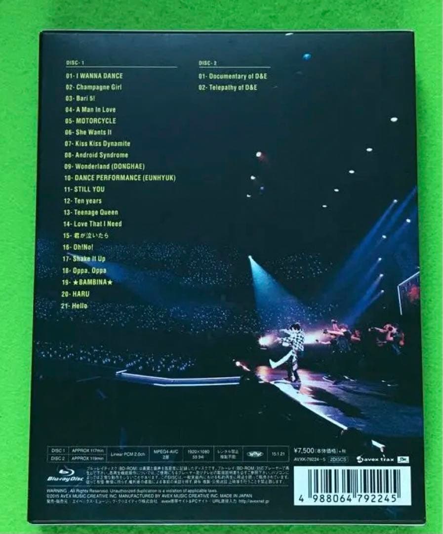 予約済み1500■ D&E 1st JAPAN TOUR 2014 初回盤