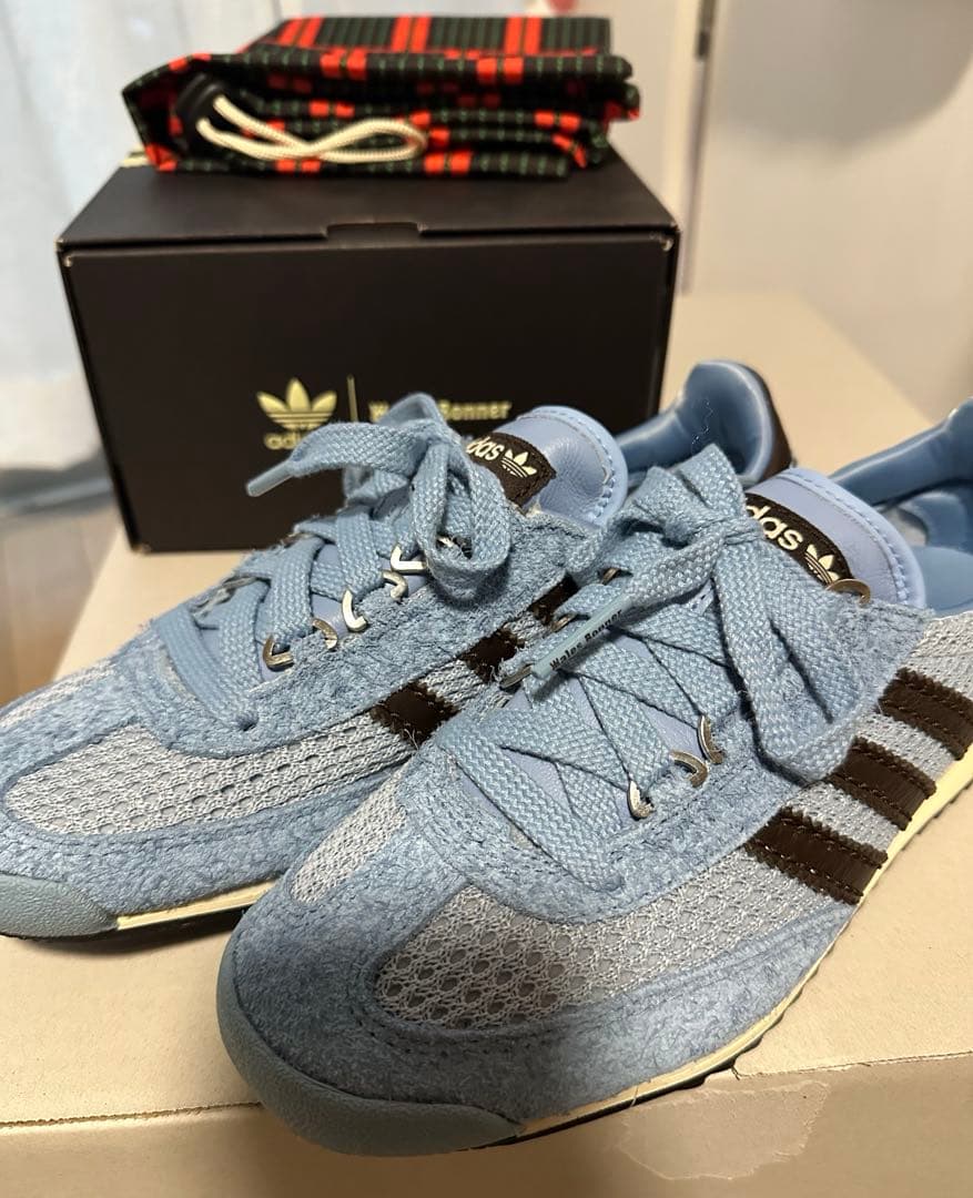 adidas WalesBonner SL76 アッシュブルー/ブラック 6US