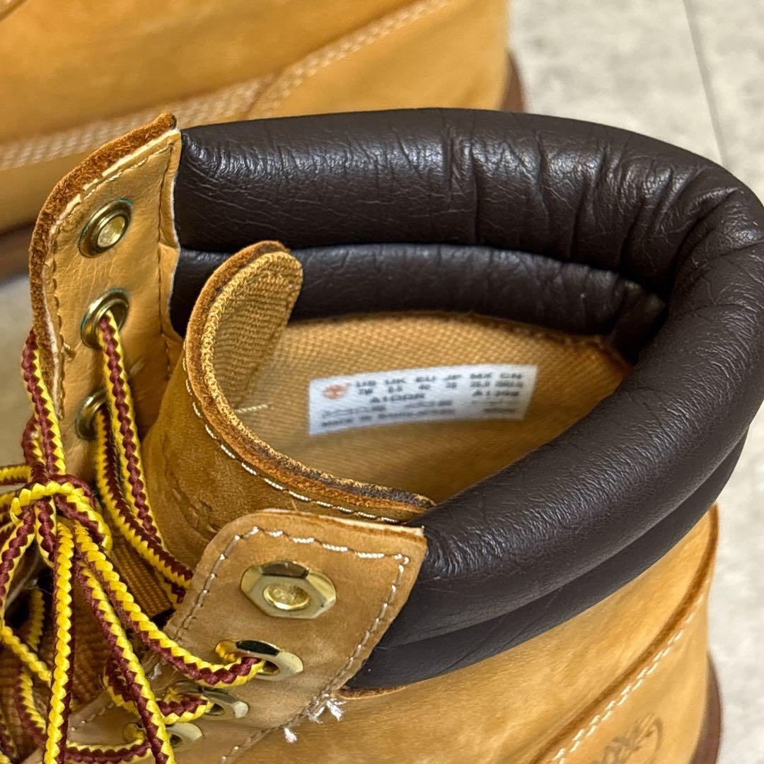 美品✨️ティンバーランド 6インチ A10DR ダブルカラー ウィート 25cm