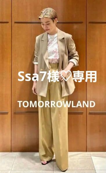 マカフィー ウールギャバジンダブルブレストジャケットTOMORROWLAND