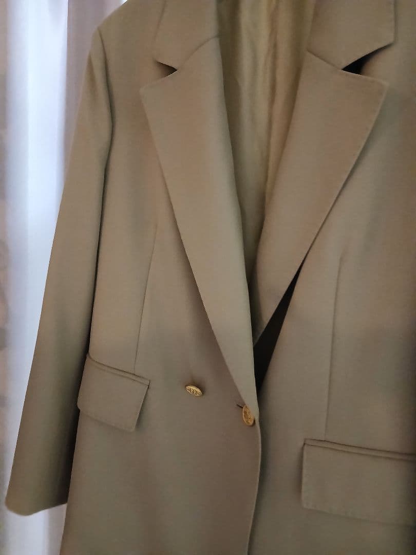 マカフィー ウールギャバジンダブルブレストジャケットTOMORROWLAND