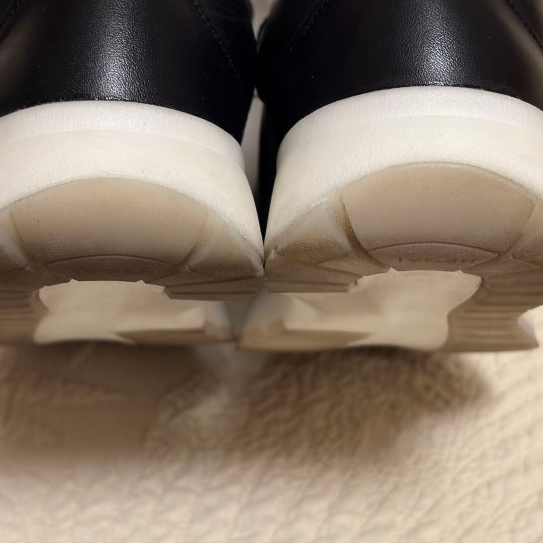 美品 REGAL 軽量レザースニーカー 24.0cm ブラック 箱あり