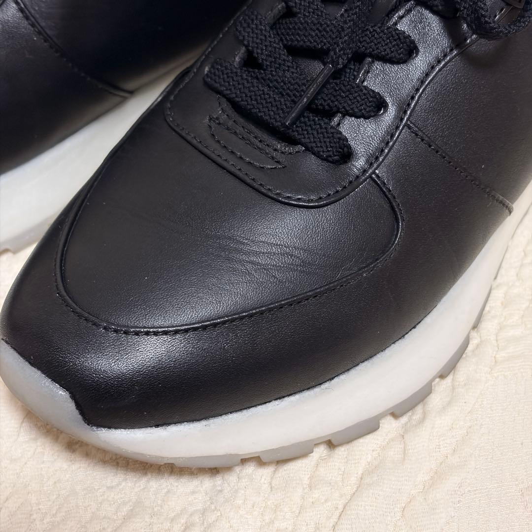 美品 REGAL 軽量レザースニーカー 24.0cm ブラック 箱あり