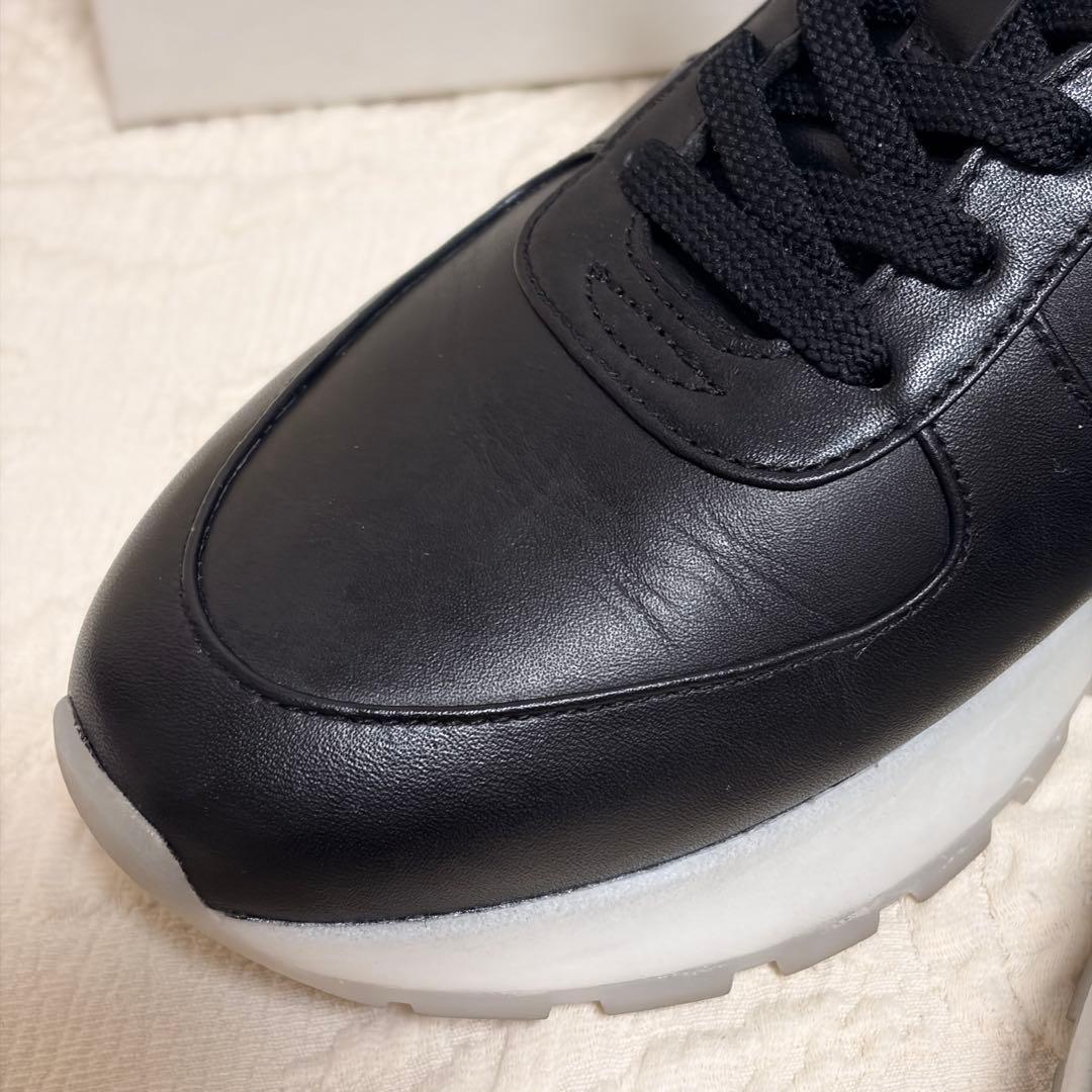 美品 REGAL 軽量レザースニーカー 24.0cm ブラック 箱あり