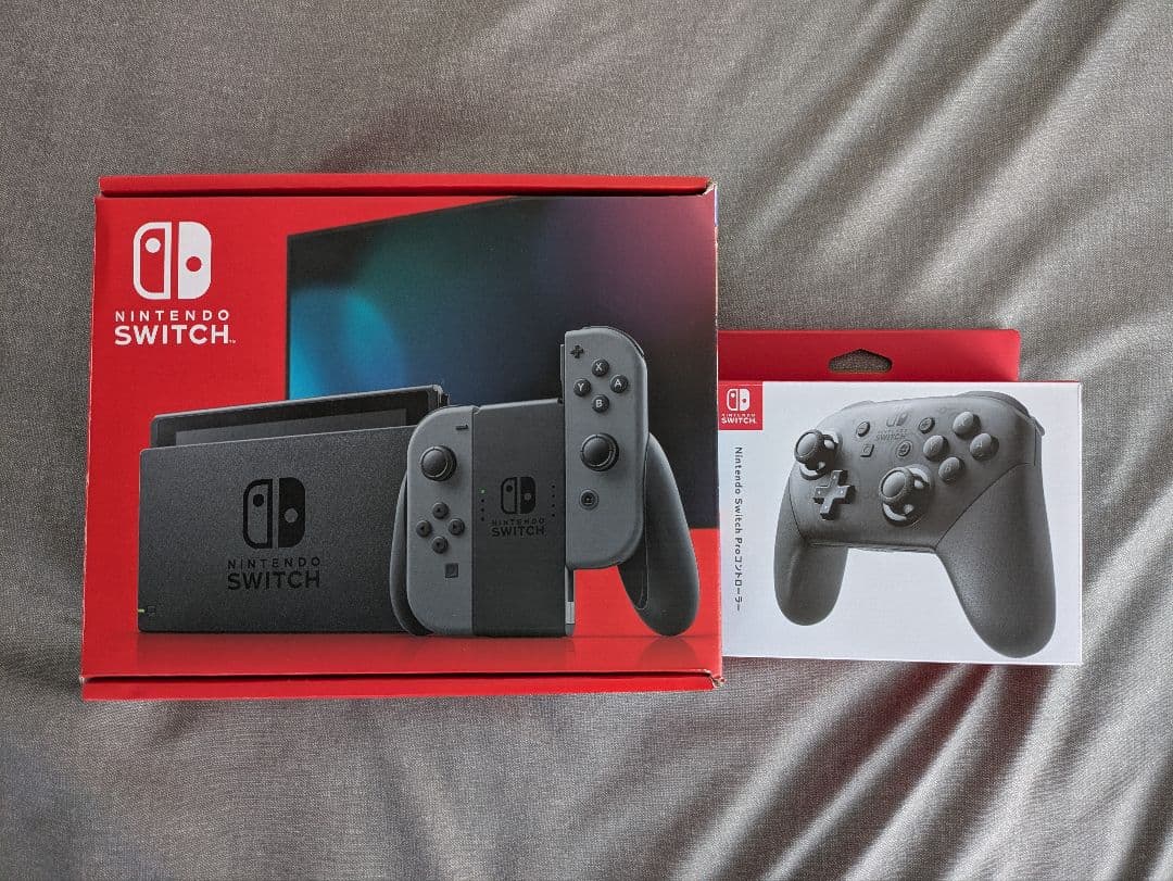 【2025年2月購入】Nintendo Switch 本体 グレー＆プロコン