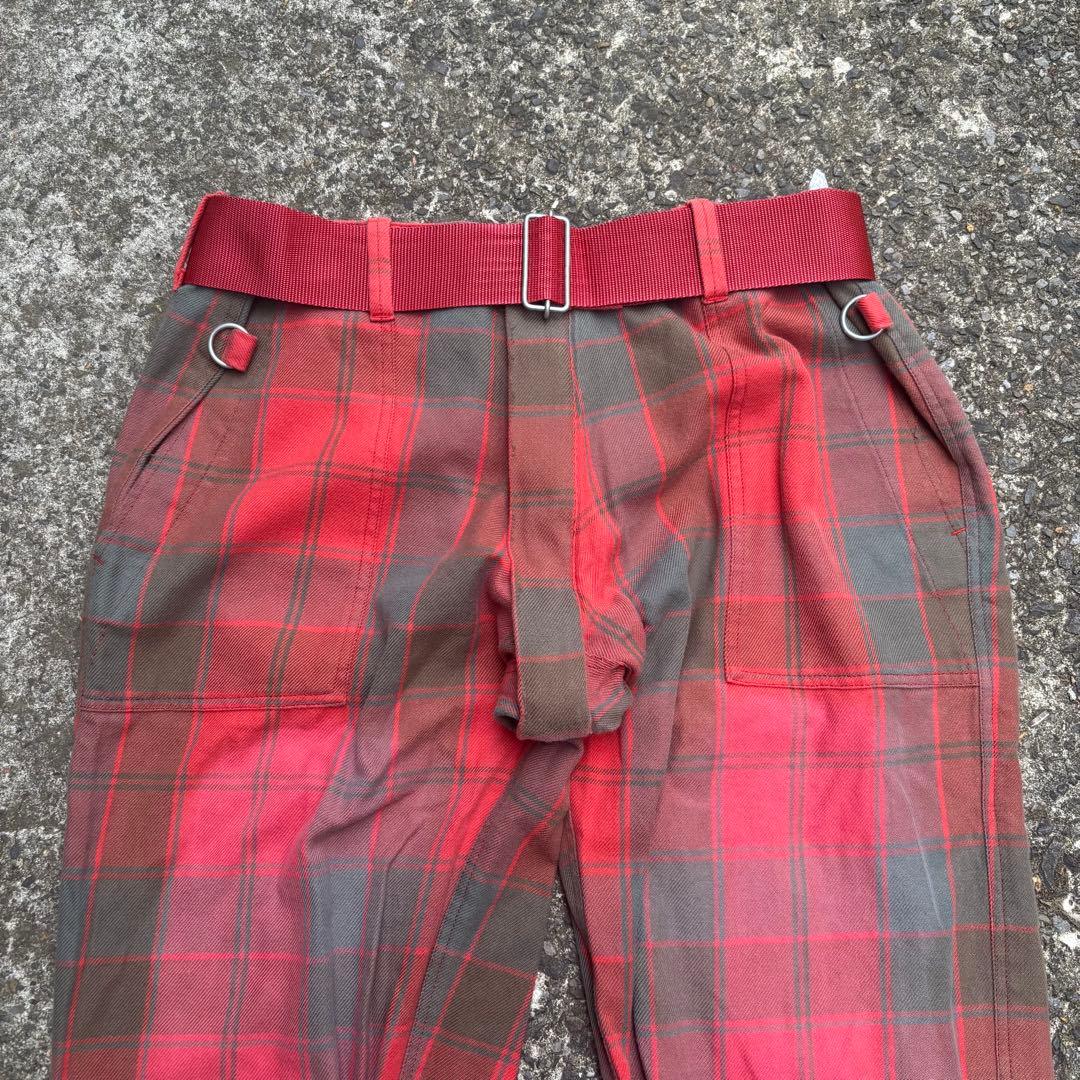 希少 PEEL&LIFT ボンテージパンツ エリオット タータンチェック パンク