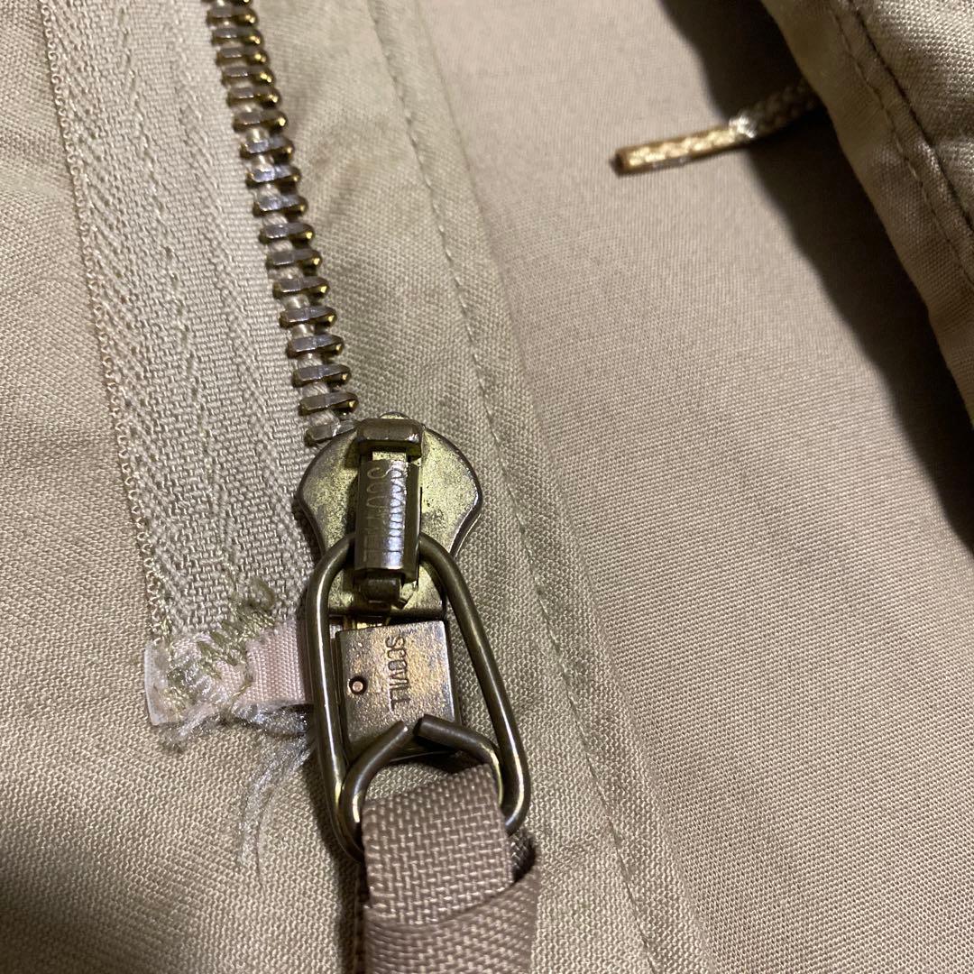 希少90s USA製 ALPHA M-65 ベージュ S-R スコービルジップ