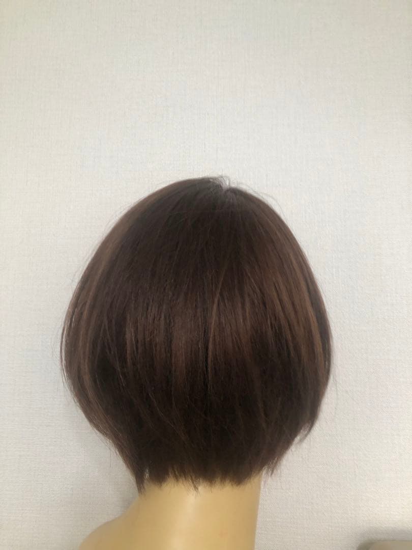 人毛ショートウィッグ Sサイズ　訳あり