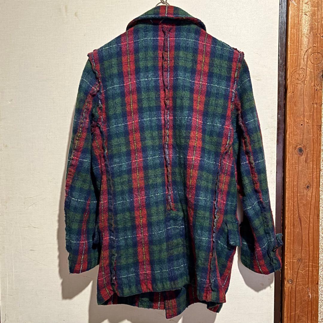 コムデギャルソン　オム　Pコート　チェックSS