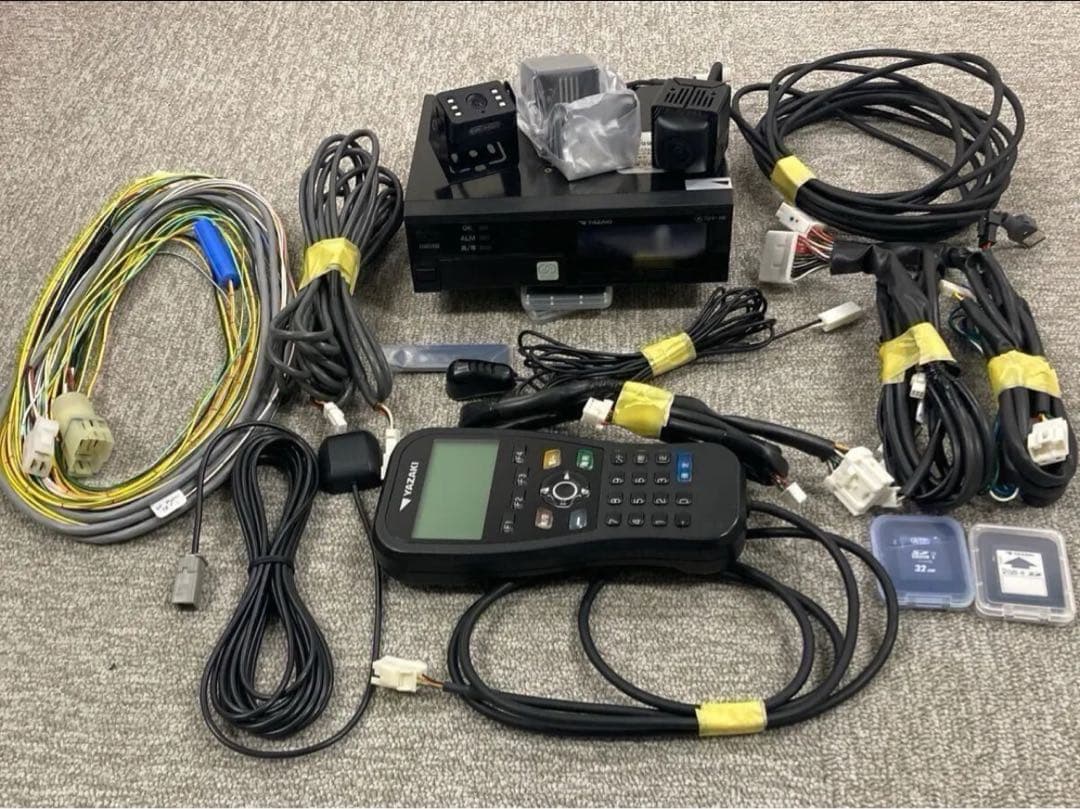 YAZAKI DTG7 2カメラ矢崎 ドラレコ一体型デジタコデジタコ YDX7