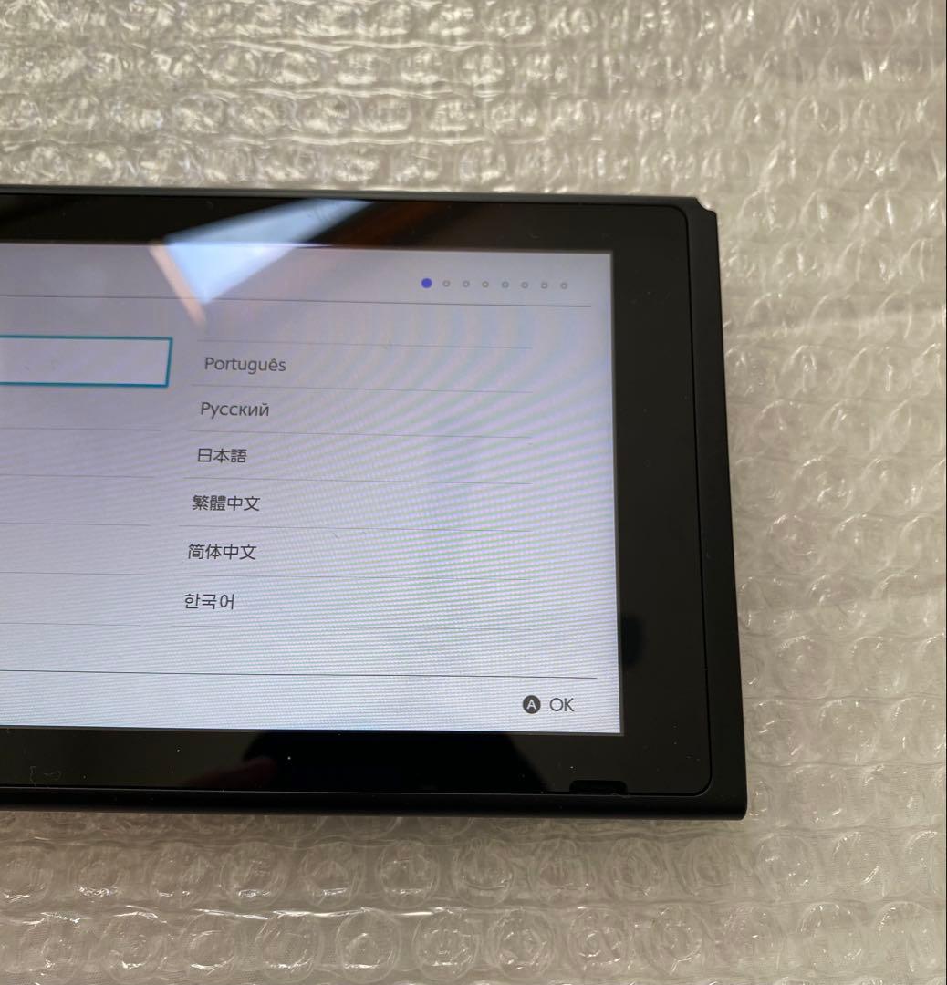 【完品】Nintendo Switch 初期型 ネオンレッド ブルー