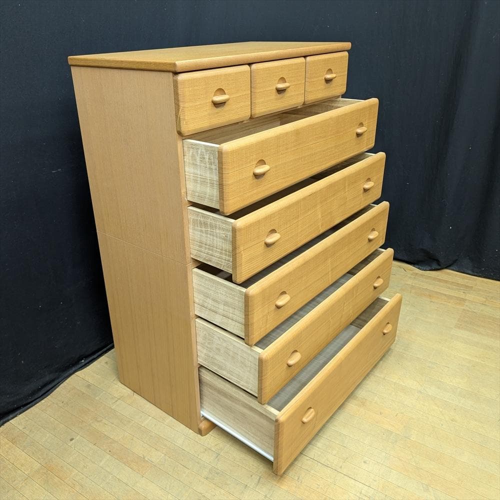 起立木工　キリツ　天然木　整理タンス　箪笥　タンス　たんす　チェスト　引き出し