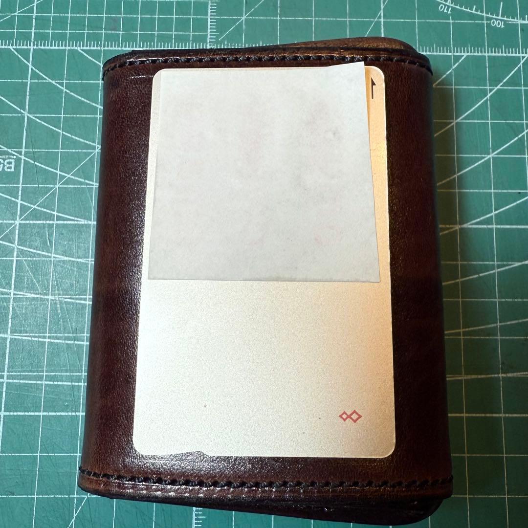 ハンスオスター　本革製小型財布 ダークブラウン