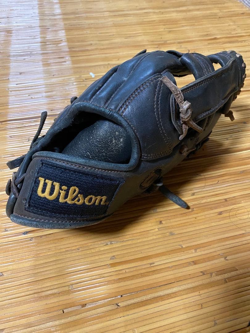 中古品　格安　売り切り　野球　Wilson 硬式グローブ 黒