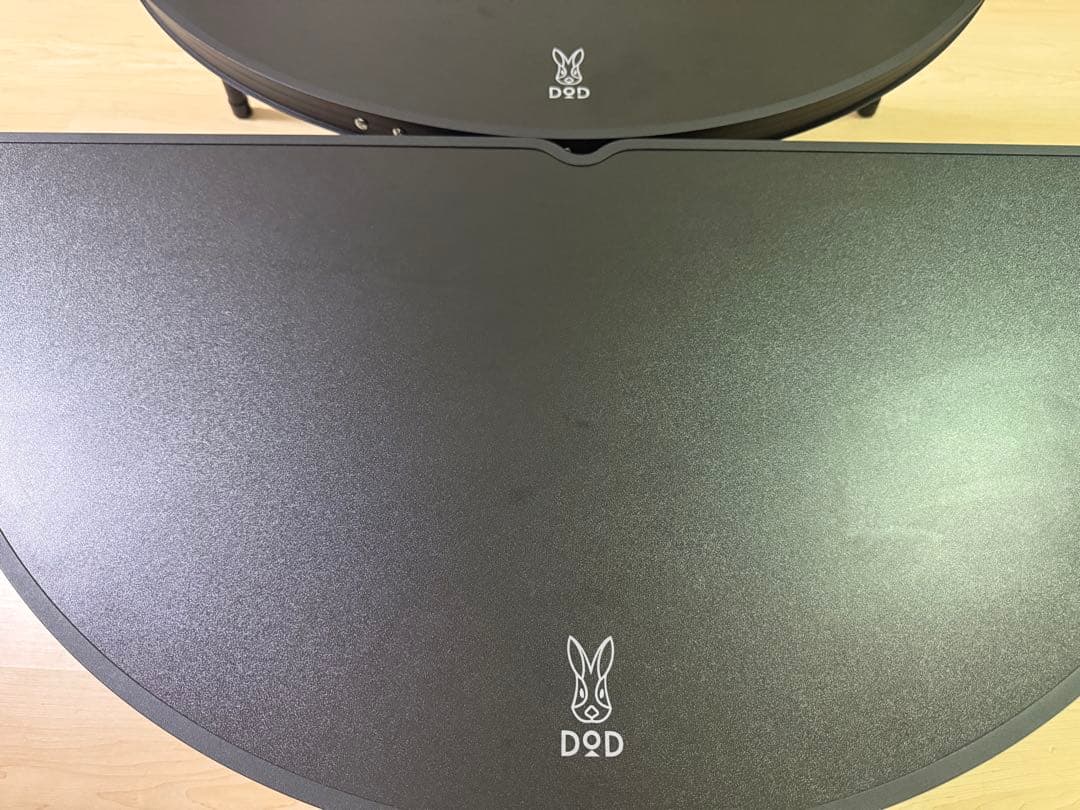 DOD ワンポールテントテーブル 黒 円形90cm