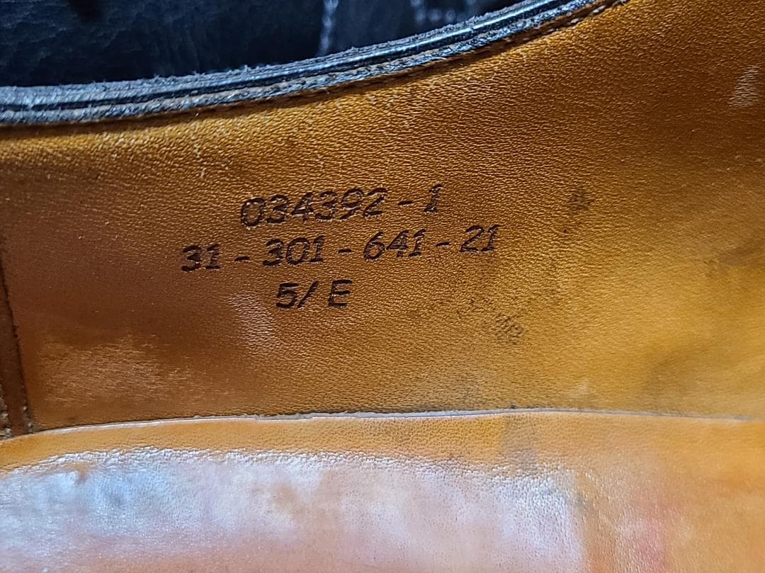 JM WESTON 641 ゴルフ サイズ 5/ E ブラック ロシアン