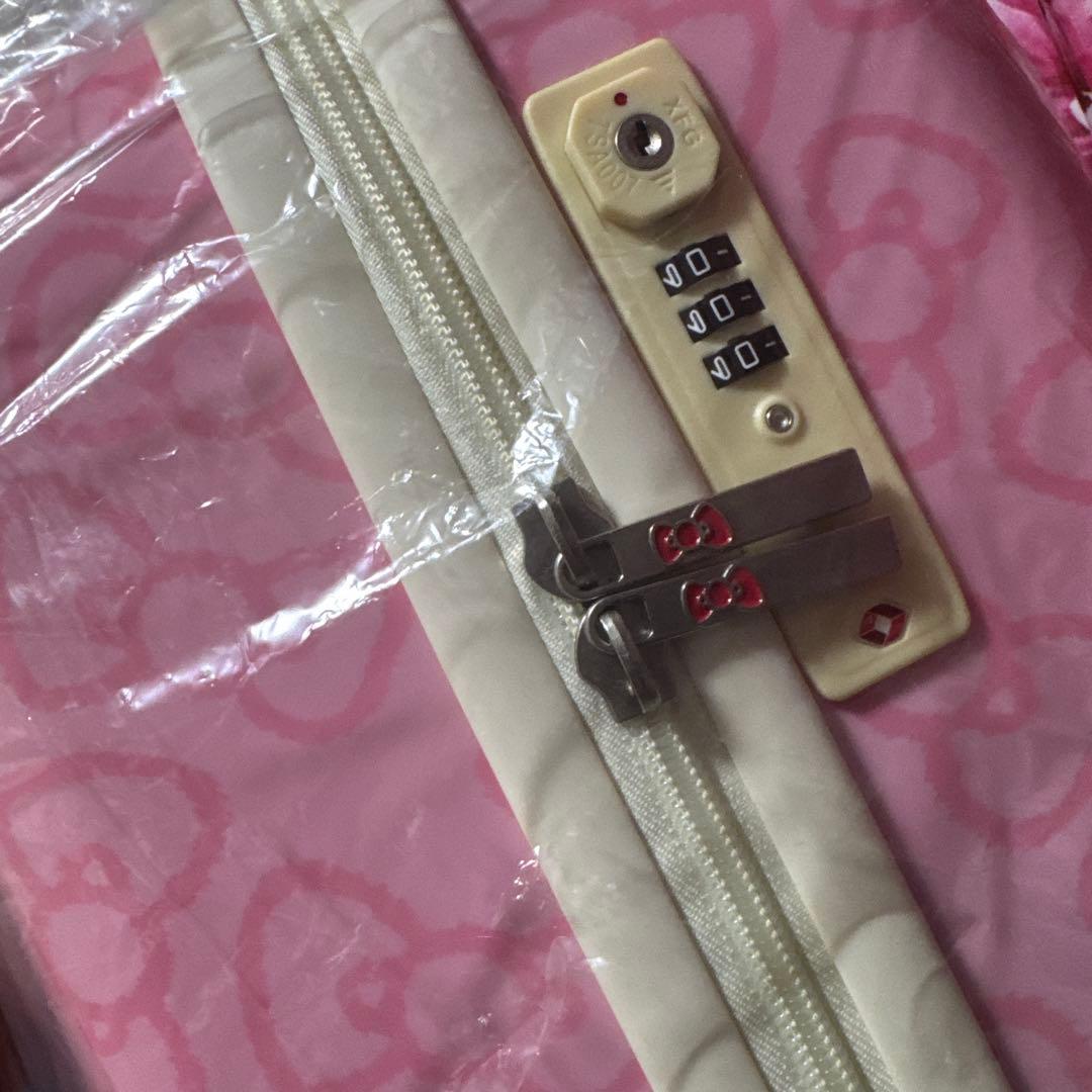ハローキティ リボン柄キャリーケース ピンク 小型