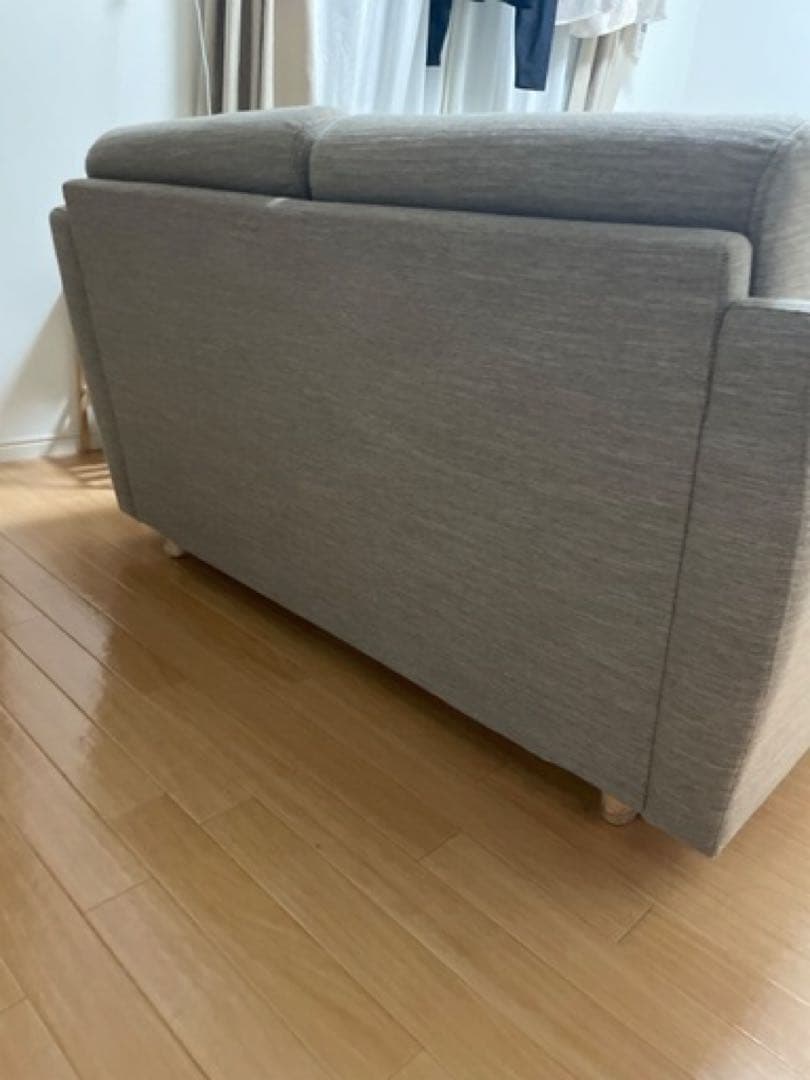 ニトリ　ファブリックソファ　2人掛け