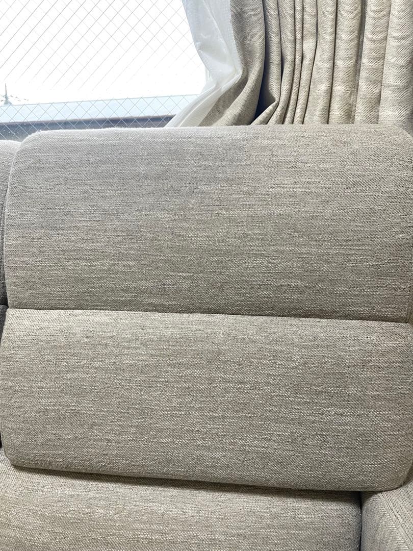 ニトリ　ファブリックソファ　2人掛け