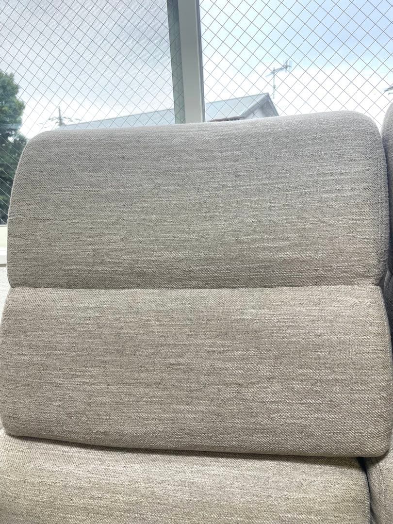 ニトリ　ファブリックソファ　2人掛け
