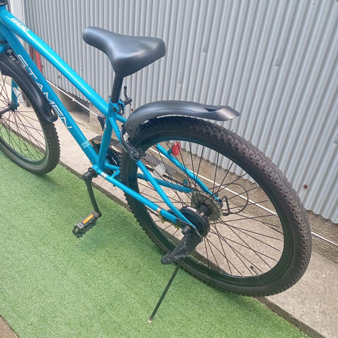 【堺市引き取り限定】 STAMEN キッズサイクル 外装6段変速 26インチ