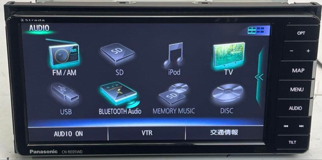 パナソニック CN-RE05WD メモリーナビゲーション ストラーダ